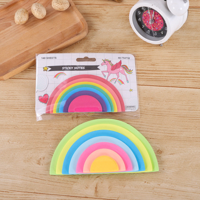 Rainbow notepad